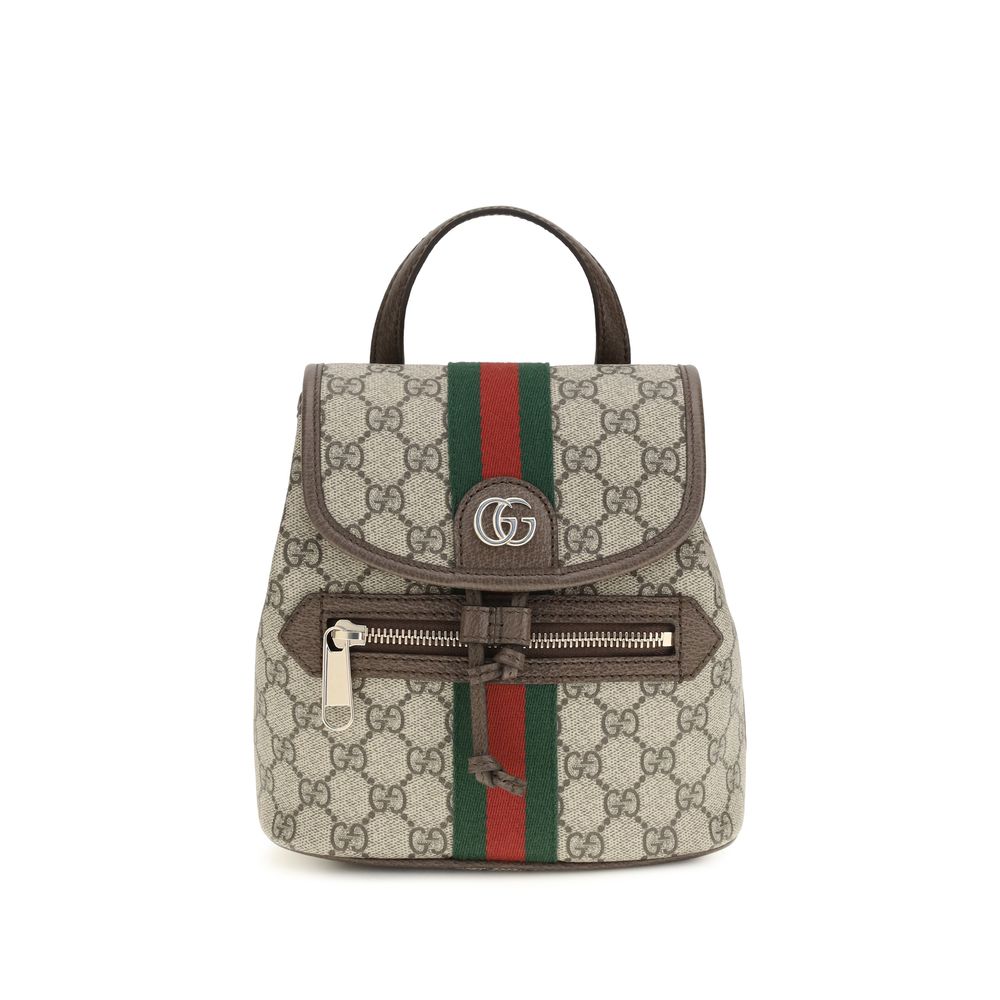Mochila Gucci de tela beige