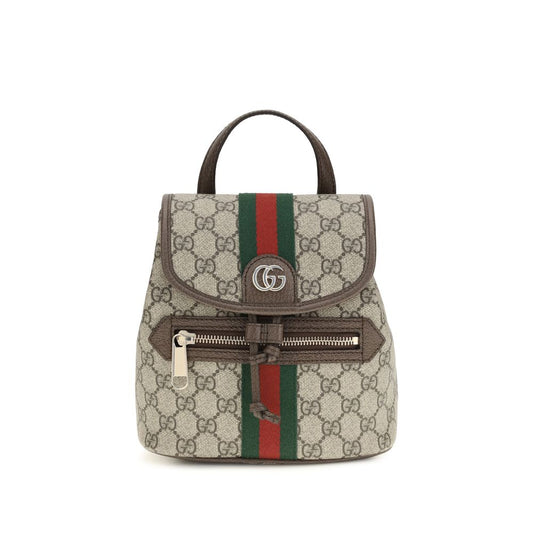 Mochila Gucci de tela beige