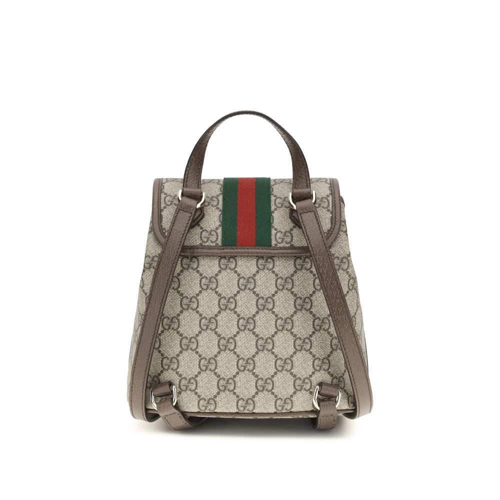 Mochila Gucci de tela beige