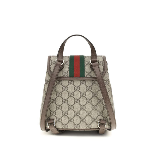 Mochila Gucci de tela beige