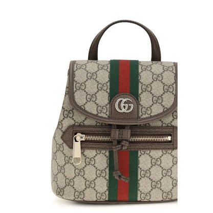 Mochila Gucci de tela beige