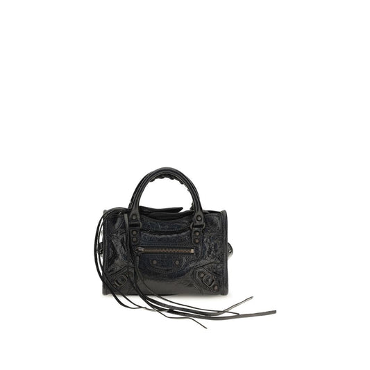 Bolso Balenciaga negro de piel de cordero Ovis Aries Aries