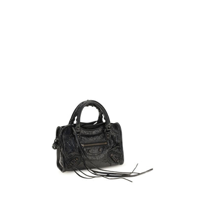 Bolso Balenciaga negro de piel de cordero Ovis Aries Aries
