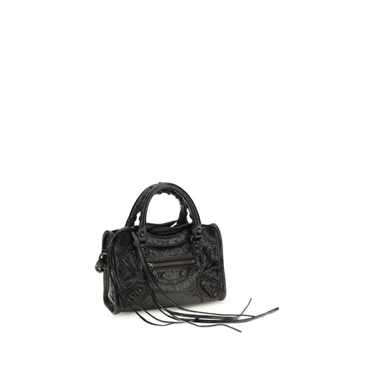 Bolso Balenciaga negro de piel de cordero Ovis Aries Aries