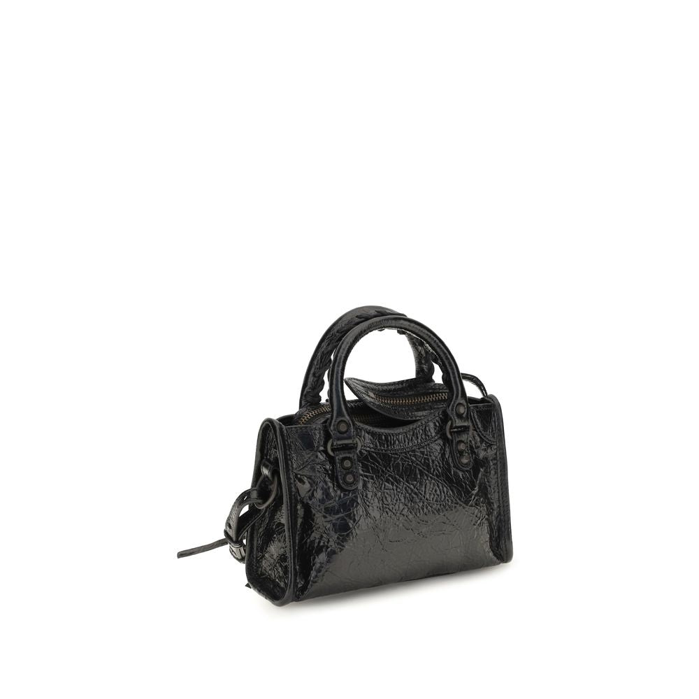 Bolso Balenciaga negro de piel de cordero Ovis Aries Aries