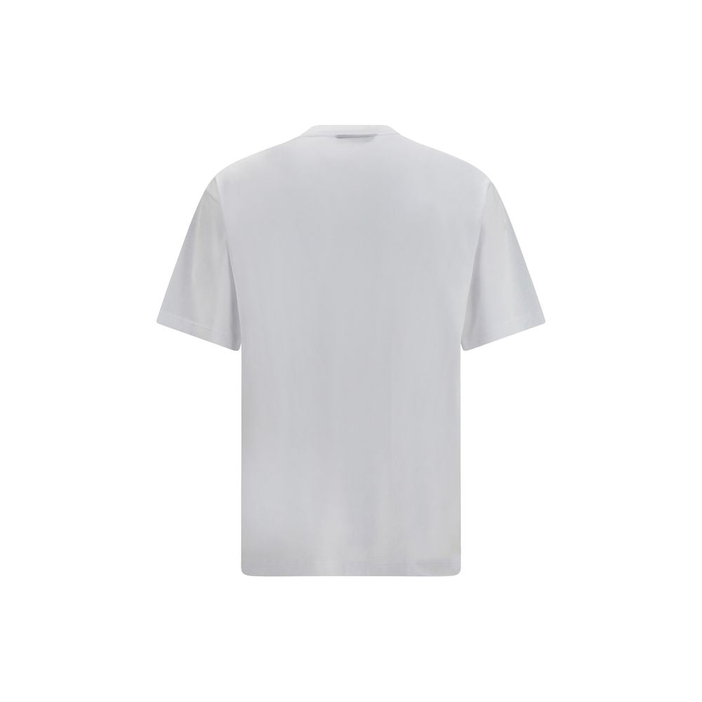 T-shirt Gucci en Coton Blanc Coupe Droite