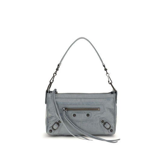 Bolso de mano Balenciaga gris de piel de cordero Ovis Aries Aries