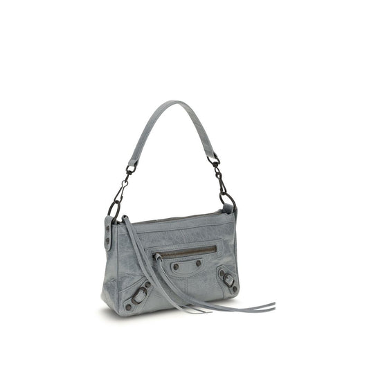 Bolso de mano Balenciaga gris de piel de cordero Ovis Aries Aries