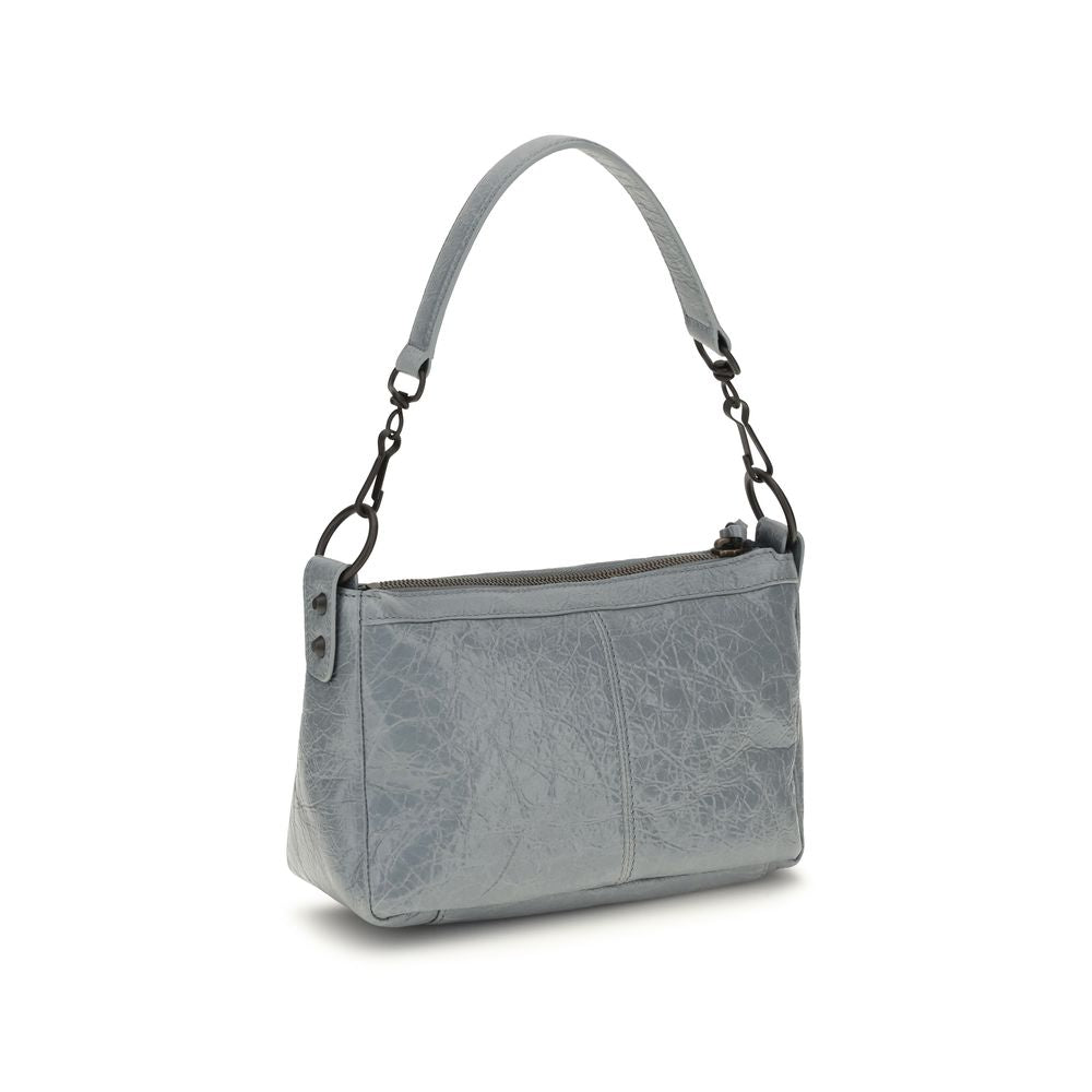 Bolso de mano Balenciaga gris de piel de cordero Ovis Aries Aries