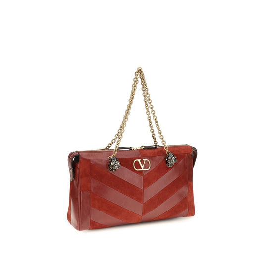 Bolso de hombro Valentino Garavani de piel de becerro multicolor Bos Taurus