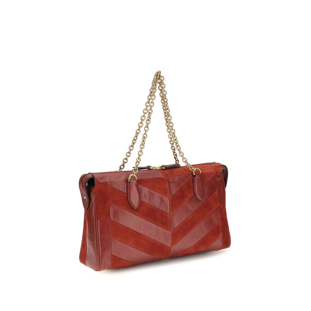 Bolso de hombro Valentino Garavani de piel de becerro multicolor Bos Taurus