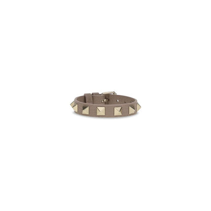 Valentino Garavani Bos Taurus Calfskin Bracelet Gray