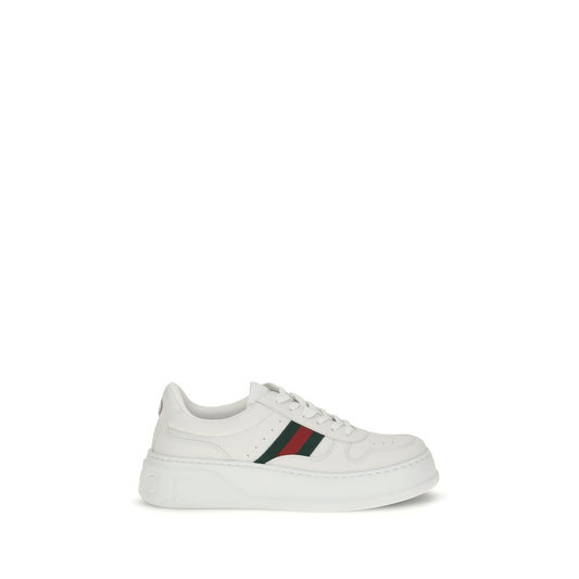 Zapatillas Chunky Gucci de Piel de Becerro Blanca Bos Taurus