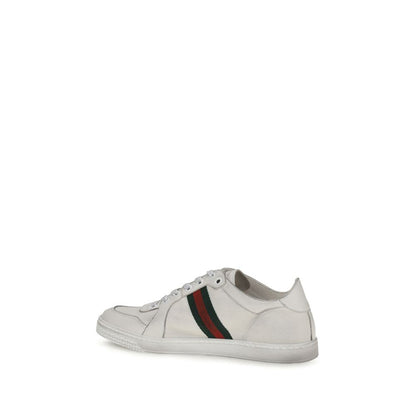 Baskets Gucci Bos Taurus en cuir de veau blanc