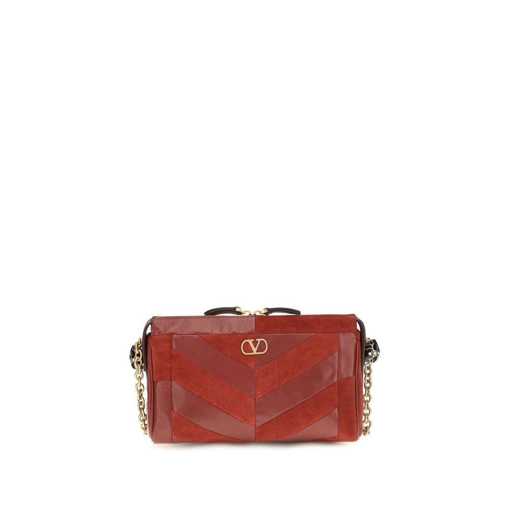 Bolso de hombro Valentino Garavani de piel de becerro multicolor Bos Taurus
