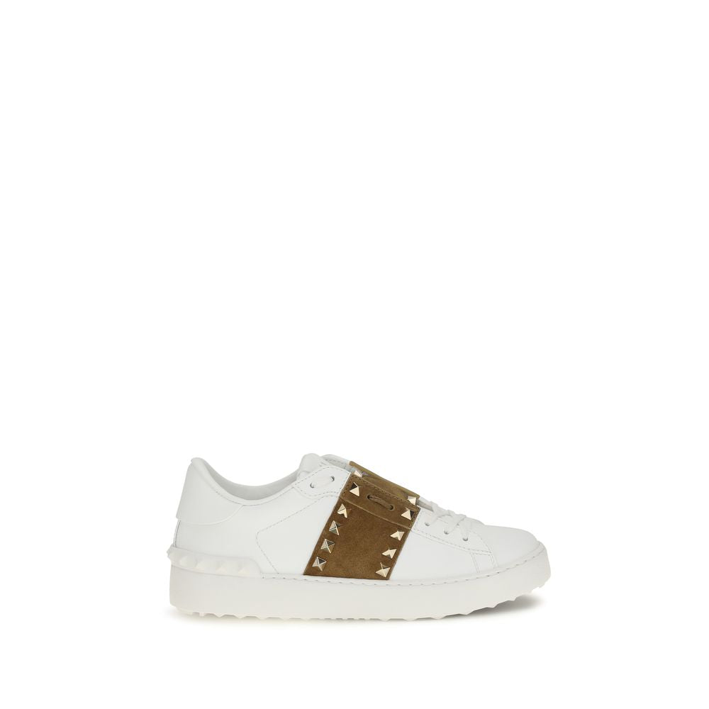 Valentino Garavani Calfskin Trainers - Clean White Design
