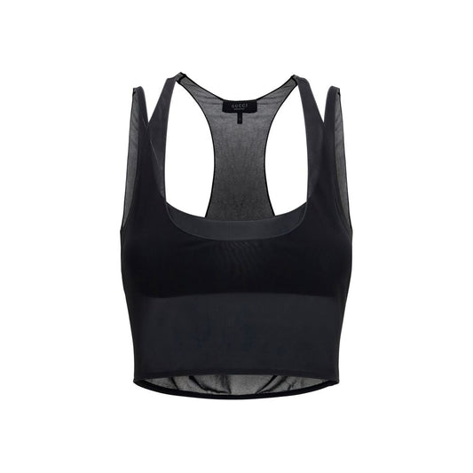 Gucci Blusa negra de viscosa