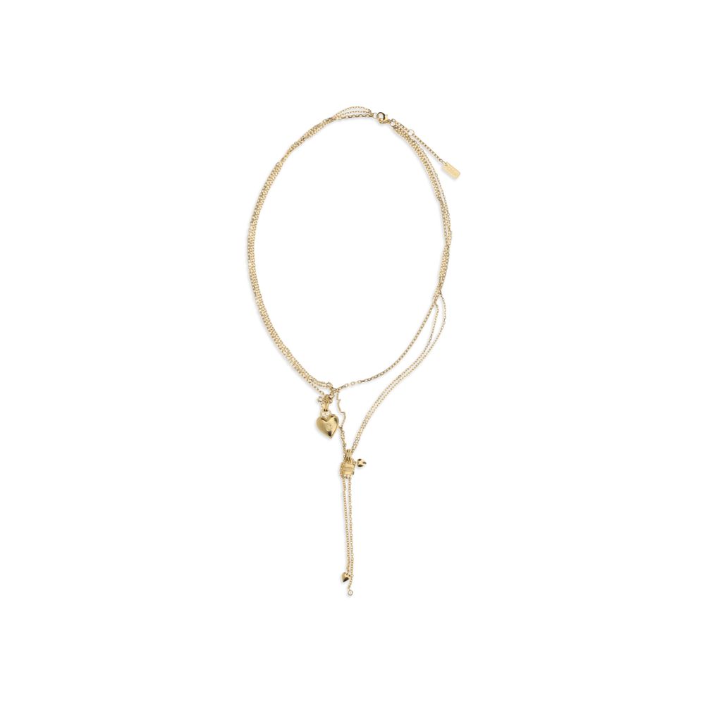 Collar de latón dorado Chloé
