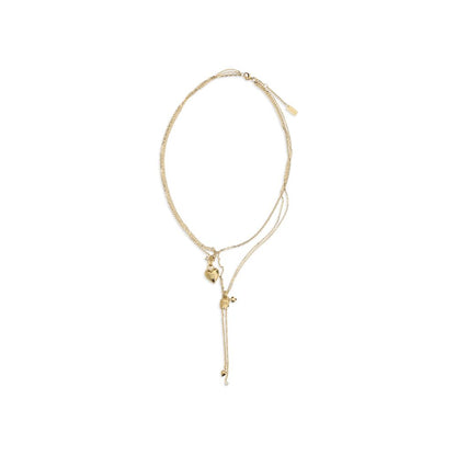 Collar de latón dorado Chloé