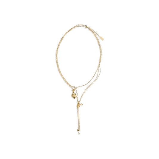 Collar de latón dorado Chloé
