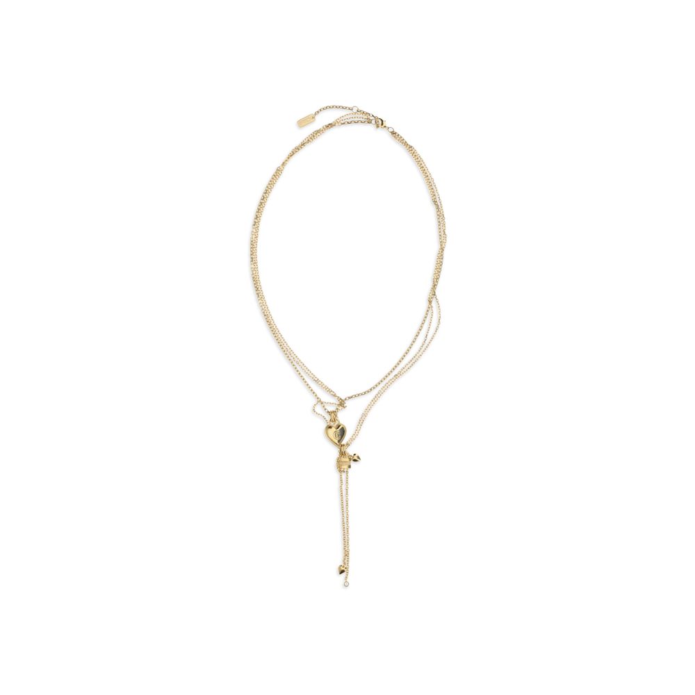 Collar de latón dorado Chloé