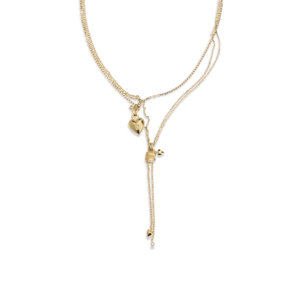 Collar de latón dorado Chloé
