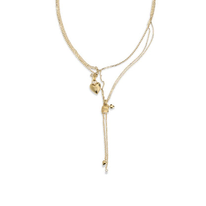 Collar de latón dorado Chloé