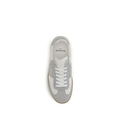 Balmain Bos Taurus Baskets Blanches en Cuir - Silhouette Sportive Moderne