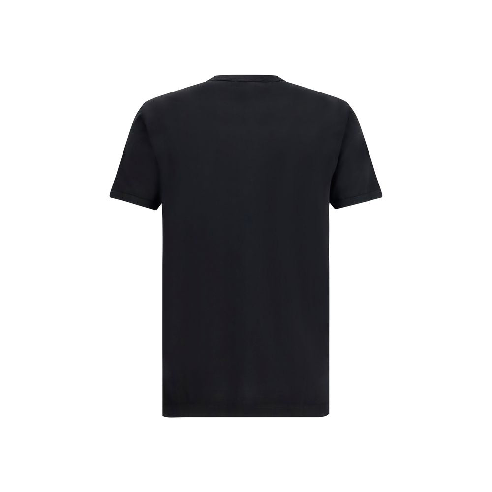 Camiseta de algodón negra Dolce & Gabbana