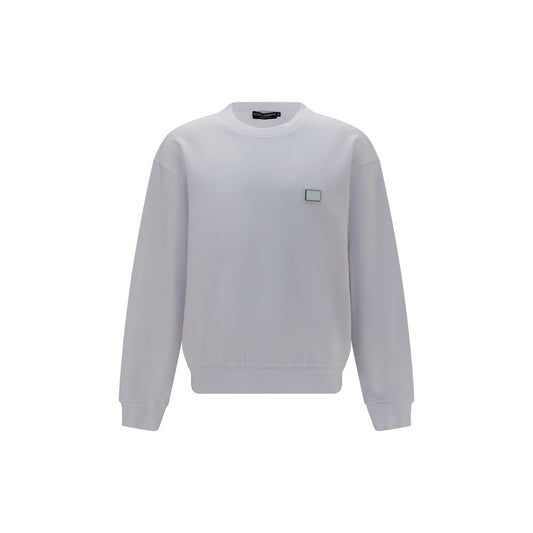 Sudadera Blanca de Algodón Dolce & Gabbana