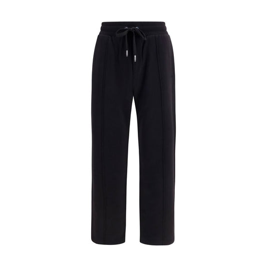 Pantalones Deportivos de Algodón Negro Dolce & Gabbana