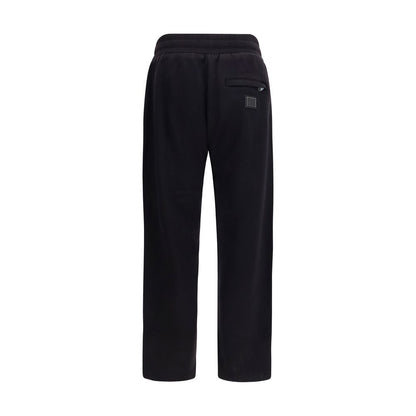 Pantalones Deportivos de Algodón Negro Dolce & Gabbana
