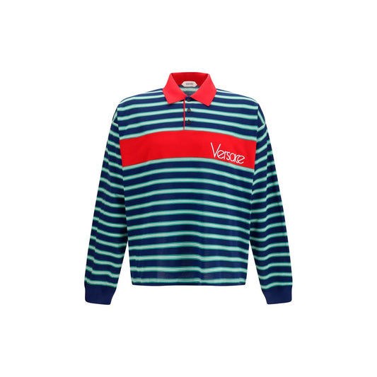 Polo de Algodón Multicolor Versace