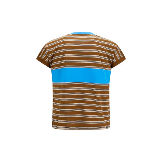Camiseta de algodón marrón Versace