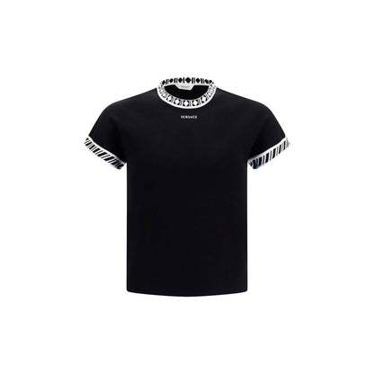 Camiseta Versace negra de algodón