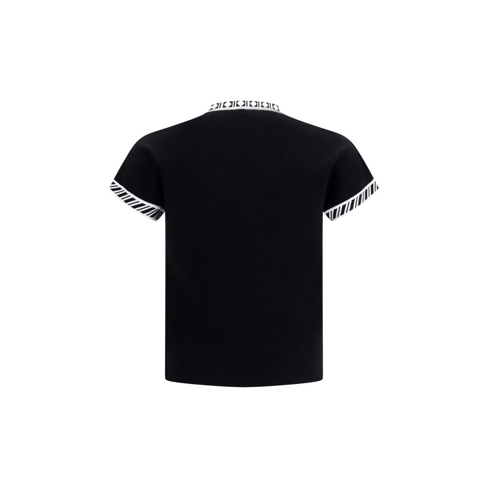 Camiseta Versace negra de algodón