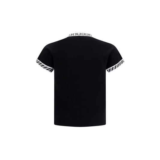 Camiseta Versace negra de algodón