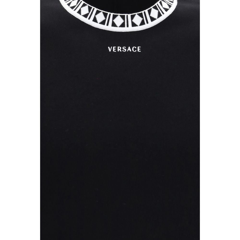 Camiseta Versace negra de algodón