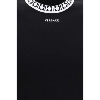 Camiseta Versace negra de algodón