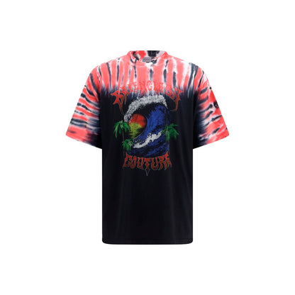 Camiseta de algodón multicolor Balenciaga