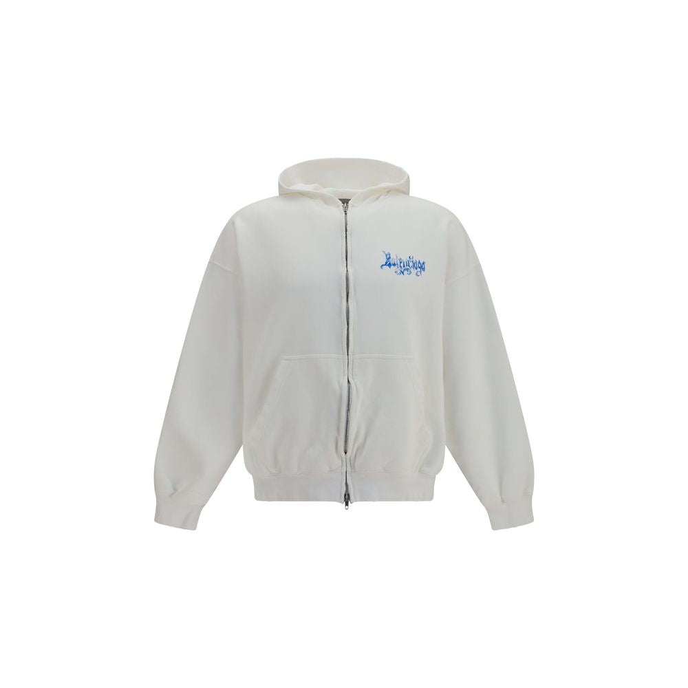 Sudadera Balenciaga de algodón blanco