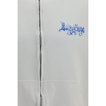 Sudadera Balenciaga de algodón blanco