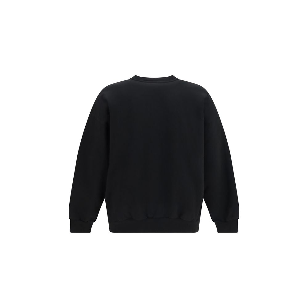Balenciaga Sweat-shirt Noir en Coton - Coupe Confortable Standard