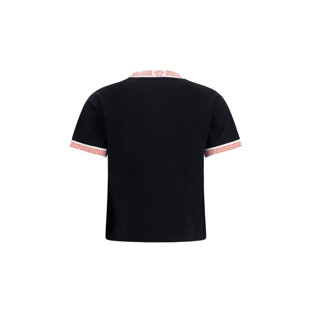 Camiseta Versace negra de algodón