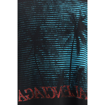 Camiseta Balenciaga de algodón negra