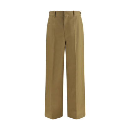 Pantalones chinos de algodón beige Balenciaga