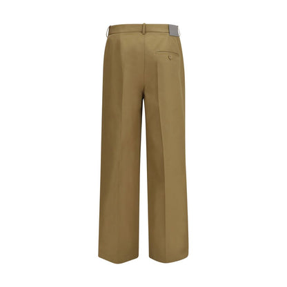 Pantalones chinos de algodón beige Balenciaga
