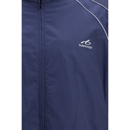 Chaqueta Balenciaga de algodón azul
