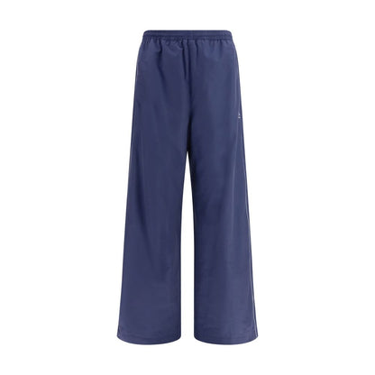 Pantalones deportivos Balenciaga de algodón azul