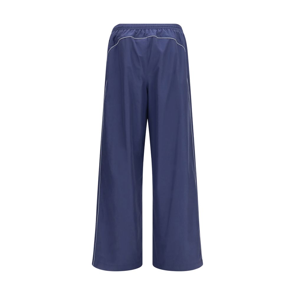 Pantalones deportivos Balenciaga de algodón azul